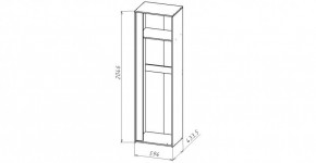 ЛИНДА-2 Шкаф 1-о дверный для одежды (ЛНД.02) в Когалыме - kogalym.ok-mebel.com | фото 2