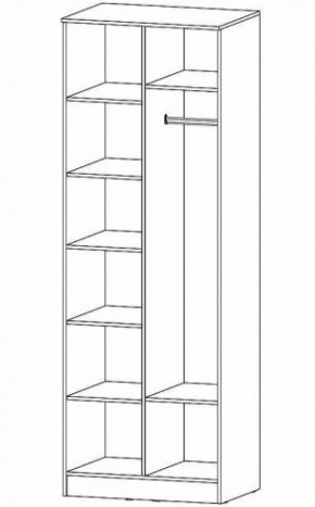 ГАММА Шкаф 2-х створчатый в Когалыме - kogalym.ok-mebel.com | фото 2