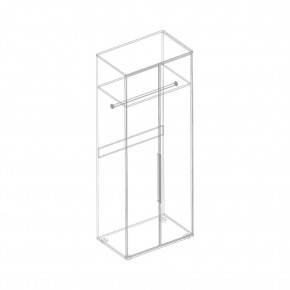 Шкаф 2-ств. для одежды "Лео" в Когалыме - kogalym.ok-mebel.com | фото 3