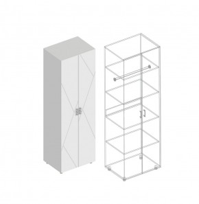 Шкаф 2-ств. с полками "Сандра" (Копия) в Когалыме - kogalym.ok-mebel.com | фото