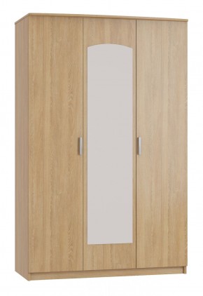 Шкаф 3-х дверный с зеркалом Шк210.1 МС Ирина в Когалыме - kogalym.ok-mebel.com | фото