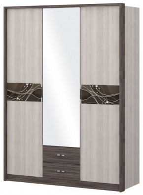 Шкаф 3-х дверный с зеркалом Шк68.2 МС Николь в Когалыме - kogalym.ok-mebel.com | фото