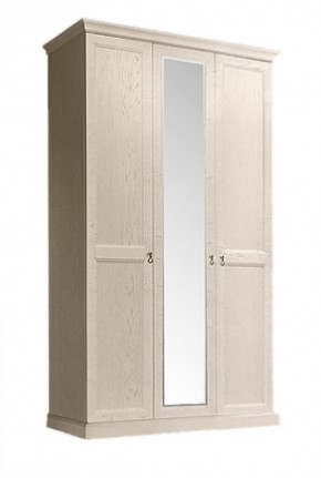 Шкаф 3-х дверный (с зеркалом) для платья и белья Венеция дуб седан (ВНШ1/3) в Когалыме - kogalym.ok-mebel.com | фото