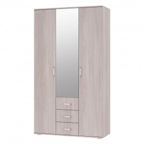 Шкаф 3-х створчатый Белла (Ясень белый) в Когалыме - kogalym.ok-mebel.com | фото 3
