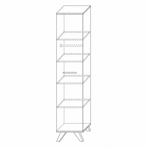 Шкаф 400 Вега Скандинавия в Когалыме - kogalym.ok-mebel.com | фото 4