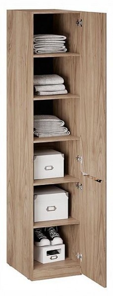 Шкаф для белья Глосс СМ-319.07.001 в Когалыме - kogalym.ok-mebel.com | фото 2