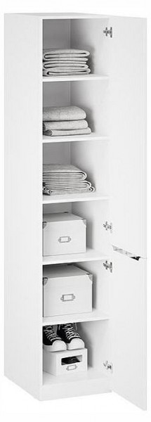 Шкаф для белья Глосс СМ-319.07.002 в Когалыме - kogalym.ok-mebel.com | фото 2