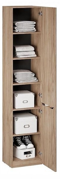 Шкаф для белья Глосс СМ-319.07.011 в Когалыме - kogalym.ok-mebel.com | фото 2