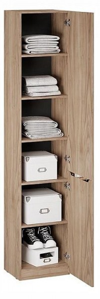 Шкаф для белья Глосс СМ-319.07.012 в Когалыме - kogalym.ok-mebel.com | фото 2