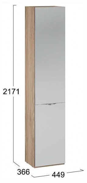 Шкаф для белья Глосс СМ-319.07.012 в Когалыме - kogalym.ok-mebel.com | фото 4