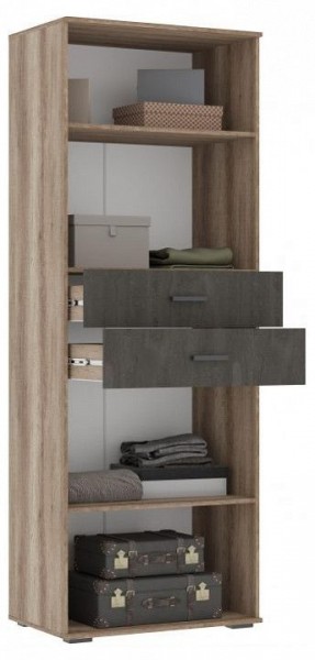 Шкаф для белья Паркинс в Когалыме - kogalym.ok-mebel.com | фото 2