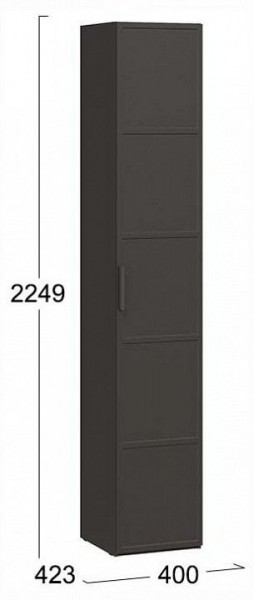 Шкаф для белья Стелла Исп.2 в Когалыме - kogalym.ok-mebel.com | фото 4