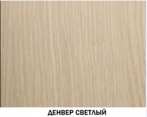 Шкаф для одежды №609 "Инна" Денвер светлый (*без полок) в Когалыме - kogalym.ok-mebel.com | фото 4