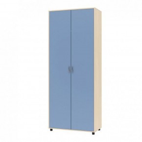 Шкаф для одежды Дельта-2 Дуб молочный/Голубой в Когалыме - kogalym.ok-mebel.com | фото