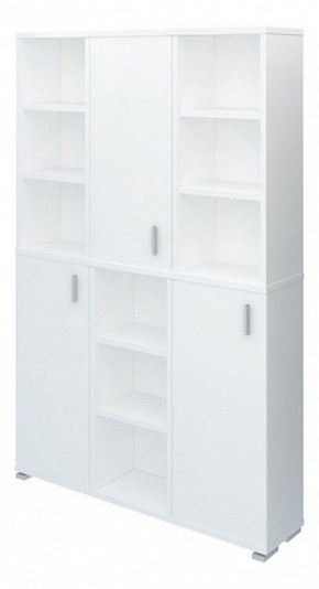 Шкаф книжный Домино ПУ-40-3 в Когалыме - kogalym.ok-mebel.com | фото