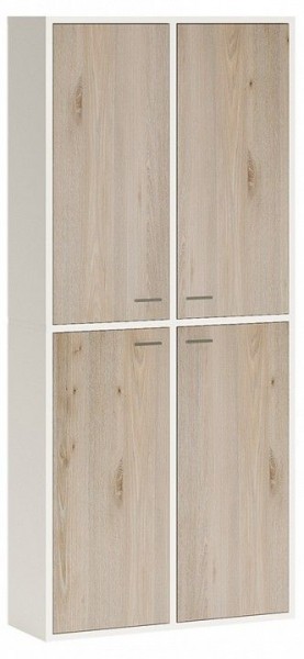 Шкаф книжный Домино СУ(ш2в2)+4ФГ в Когалыме - kogalym.ok-mebel.com | фото