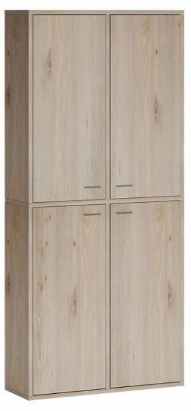 Шкаф книжный Домино СУ(ш2в2)+4ФГ в Когалыме - kogalym.ok-mebel.com | фото