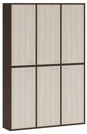 Шкаф книжный Домино СУ(ш3в2)+6ФГ в Когалыме - kogalym.ok-mebel.com | фото