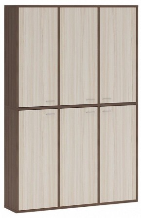 Шкаф книжный Домино СУ(ш3в2)+6ФГ в Когалыме - kogalym.ok-mebel.com | фото