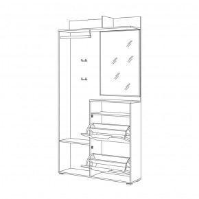 Шкаф комбинированный 10.13 Темпо в Когалыме - kogalym.ok-mebel.com | фото 8