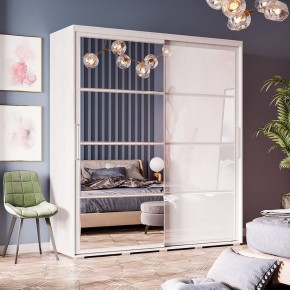 Шкаф-купе Крафт-6 1.6 м ШКК-06 (ясень белый) в Когалыме - kogalym.ok-mebel.com | фото