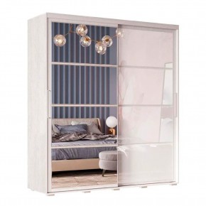 Шкаф-купе Крафт-6 1.6 м ШКК-06 (ясень белый) в Когалыме - kogalym.ok-mebel.com | фото 3