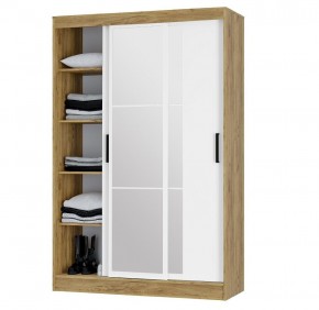 Шкаф-купе Тайм ШКК-03 (крафт/белый) в Когалыме - kogalym.ok-mebel.com | фото 3