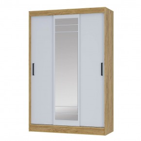 Шкаф-купе Тео ШКК-02 (крафт/белый) в Когалыме - kogalym.ok-mebel.com | фото 2