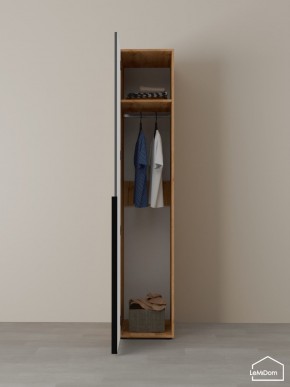 Шкаф Linnea MHR-1 2050х400х510 (ДВ-М 11.1.25) в Когалыме - kogalym.ok-mebel.com | фото 4