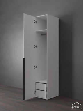 Шкаф Linnea MHR-1-3 2050х400х510 (Белый-М 11.1.1) в Когалыме - kogalym.ok-mebel.com | фото 5