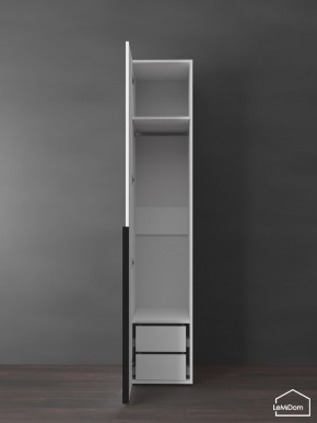 Шкаф Linnea MHR-1-3 2050х400х510 (Белый-М 11.1.2) в Когалыме - kogalym.ok-mebel.com | фото 6