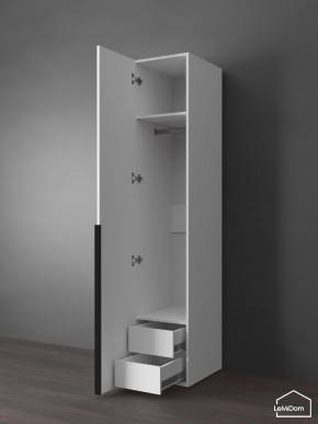 Шкаф Linnea MHR-1-3 2050х400х510 (Белый-М 11.1.2) в Когалыме - kogalym.ok-mebel.com | фото 7