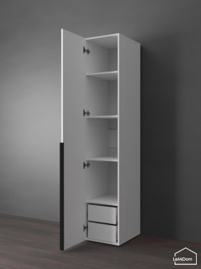 Шкаф Linnea MHR-1-3 2050х400х510 (Белый-М 11.1.2) в Когалыме - kogalym.ok-mebel.com | фото 5