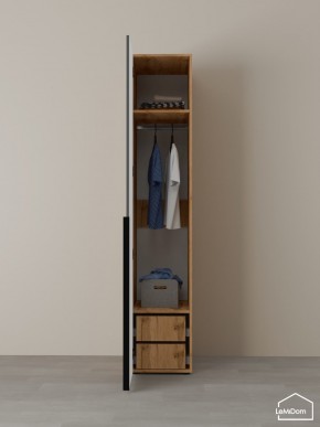 Шкаф Linnea MHR-1-3 2050х400х510 (ДВ-М 11.1.25) в Когалыме - kogalym.ok-mebel.com | фото 5