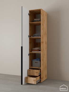 Шкаф Linnea MHR-1-4 2050х400х510 (ДВ-М 11.1.25) в Когалыме - kogalym.ok-mebel.com | фото 5