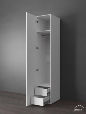 Шкаф Linnea MHR-1PO-3 2050х400х510 (Белый-М 11.1.1) в Когалыме - kogalym.ok-mebel.com | фото 5