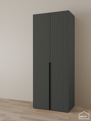 Шкаф Linnea MHR-2-2 2050х800х510 (Графит-М 11.1.25) в Когалыме - kogalym.ok-mebel.com | фото