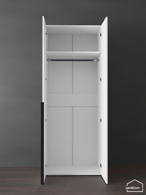Шкаф Linnea MHR-2 2050х800х510 (Белый-М 11.1.2) в Когалыме - kogalym.ok-mebel.com | фото 4