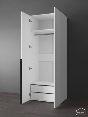 Шкаф Linnea MHR-2-3 2050х800х510 (Белый-М 11.1.1) в Когалыме - kogalym.ok-mebel.com | фото 6