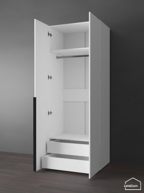 Шкаф Linnea MHR-2-3 2050х800х510 (Белый-М 11.1.2) в Когалыме - kogalym.ok-mebel.com | фото 5