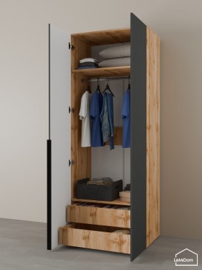 Шкаф Linnea MHR-2-3 2050х800х510 (ДВ-М 11.1.25) в Когалыме - kogalym.ok-mebel.com | фото 6