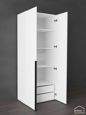 Шкаф Linnea MHR-2-4 2050х800х510 (Белый-М 11.1.2) в Когалыме - kogalym.ok-mebel.com | фото 6