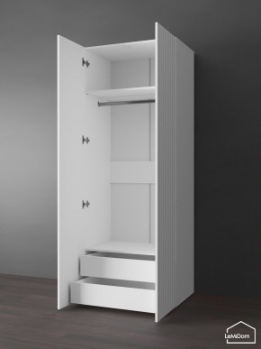 Шкаф Linnea MHR-2PO-3 2050х800х510 (Белый-М 11.1.1) в Когалыме - kogalym.ok-mebel.com | фото 5