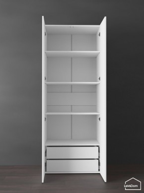 Шкаф Linnea MHR-2PO-4 2050х800х510 (Белый-М 11.1.2) в Когалыме - kogalym.ok-mebel.com | фото 5