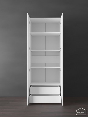 Шкаф Linnea MHR-2PO-4 2050х800х510 (Белый-М 11.1.2) в Когалыме - kogalym.ok-mebel.com | фото 6