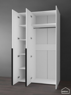 Шкаф Linnea MHR-3-1 2050х1200х510 (Белый-М 11.1.2) в Когалыме - kogalym.ok-mebel.com | фото 5