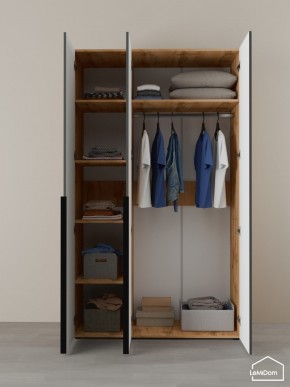Шкаф Linnea MHR-3-1 2050х1200х510 (ДВ-М 11.1.25) в Когалыме - kogalym.ok-mebel.com | фото 4