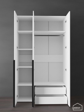 Шкаф Linnea MHR-3-2 2050х1200х510 (Белый-М 11.1.2) в Когалыме - kogalym.ok-mebel.com | фото 6