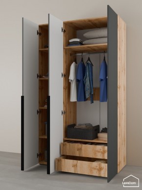Шкаф Linnea MHR-3-2 2050х1200х510 (ДВ-М 11.1.25) в Когалыме - kogalym.ok-mebel.com | фото 6