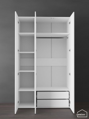 Шкаф Linnea MHR-3PO-2 2050х1200х510 (Белый-М 11.1.1) в Когалыме - kogalym.ok-mebel.com | фото 6